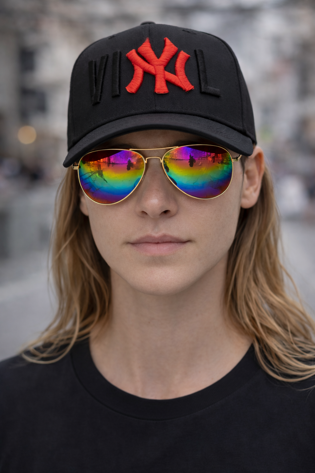 VI NY L Baseball Hat – 3D Embroidery Streetwear Cap | Grooveman Exclusive