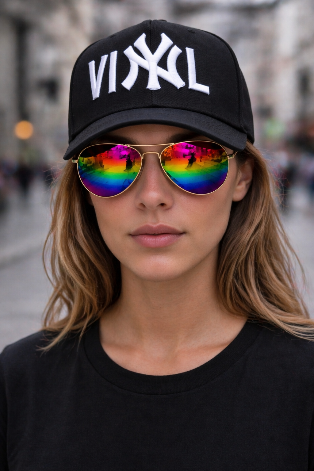 VI NY L Baseball Hat – 3D Embroidery Streetwear Cap | Grooveman Exclusive