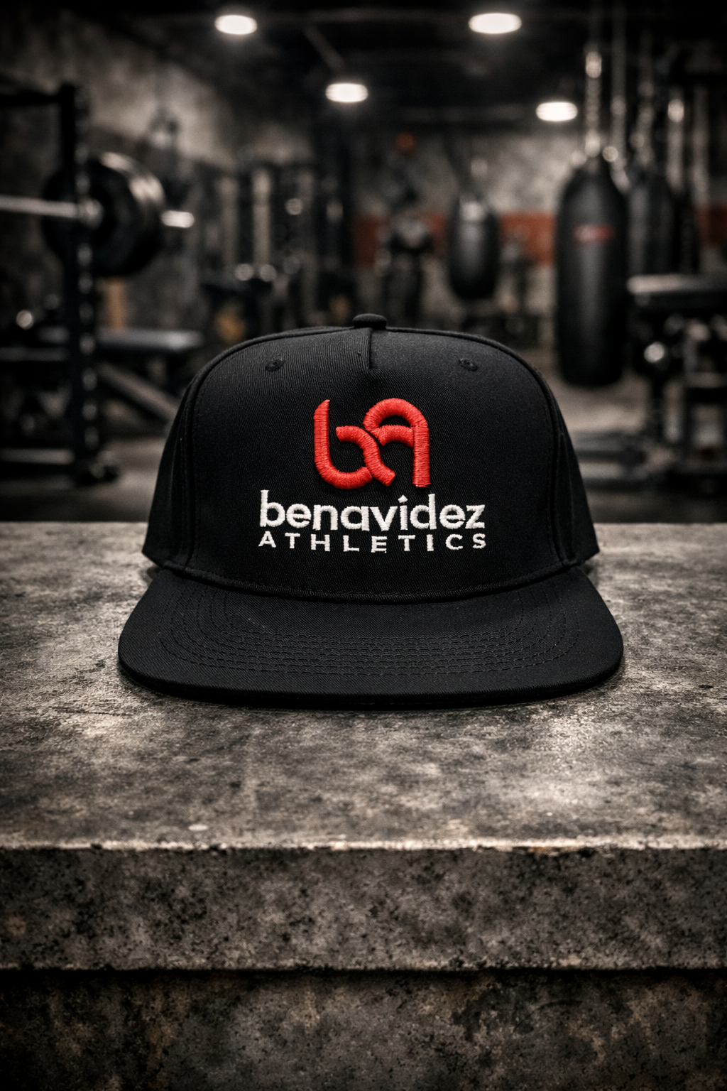 Benavidez Athletics Snapback Hat – Black