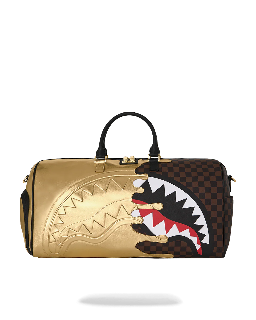 Sprayground  | Shark in Paris Gold Drip Large Duffle