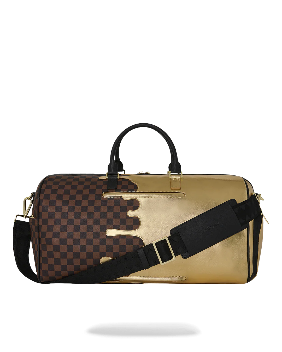 Sprayground  | Shark in Paris Gold Drip Large Duffle