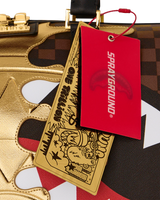 Sprayground  | Shark in Paris Gold Drip Large Duffle