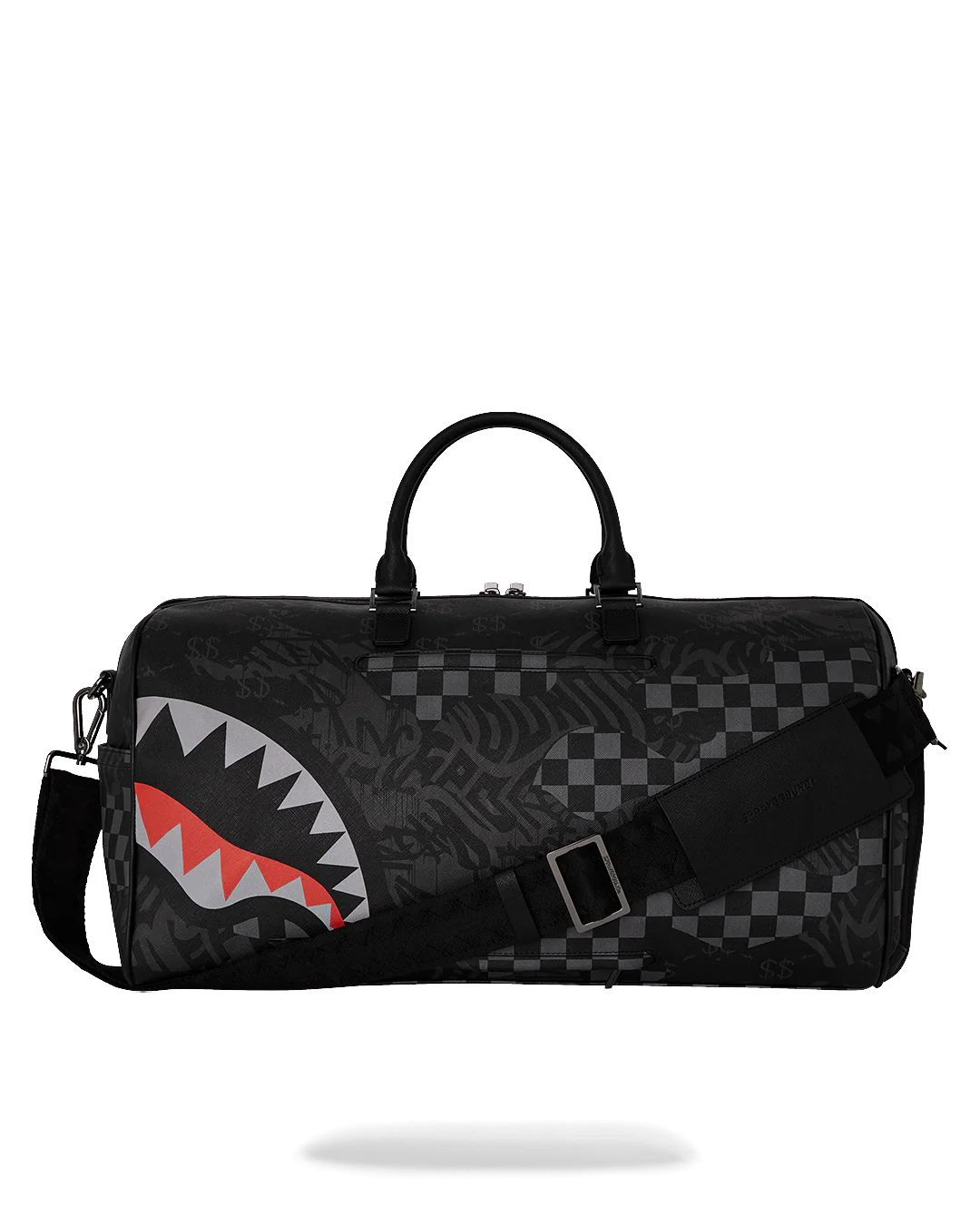 Sprayground  | 4AM Red SharkCheck Pattern Large Duffle