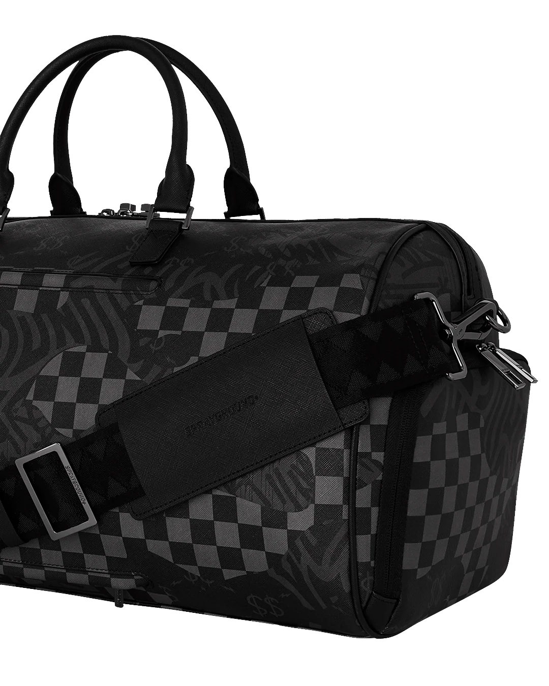 Sprayground  | 4AM Red SharkCheck Pattern Large Duffle