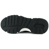 Black Gold Suede Rhinestones Lane up Sneaker Encore by Fiesso