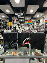 Sprayground Drip Check Shark Carry on Hardshell Luggage - Grooveman Music