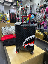 Sprayground Drip Check Shark Carry on Hardshell Luggage - Grooveman Music