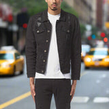 Jet Black Denim Jacket