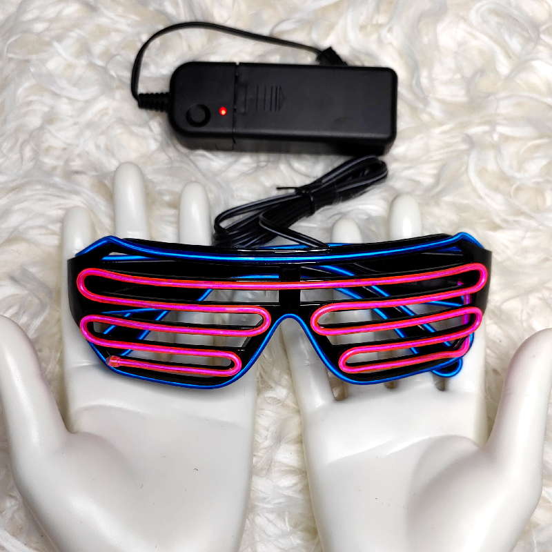 LED FLASH Shutter Glasses