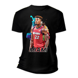 Miami Basketball Colorful AI T-Shirts | Grooveman Music