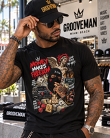 Money Makes Freedom Graphic T-Shirt – Streetwear Hustle Money Tee