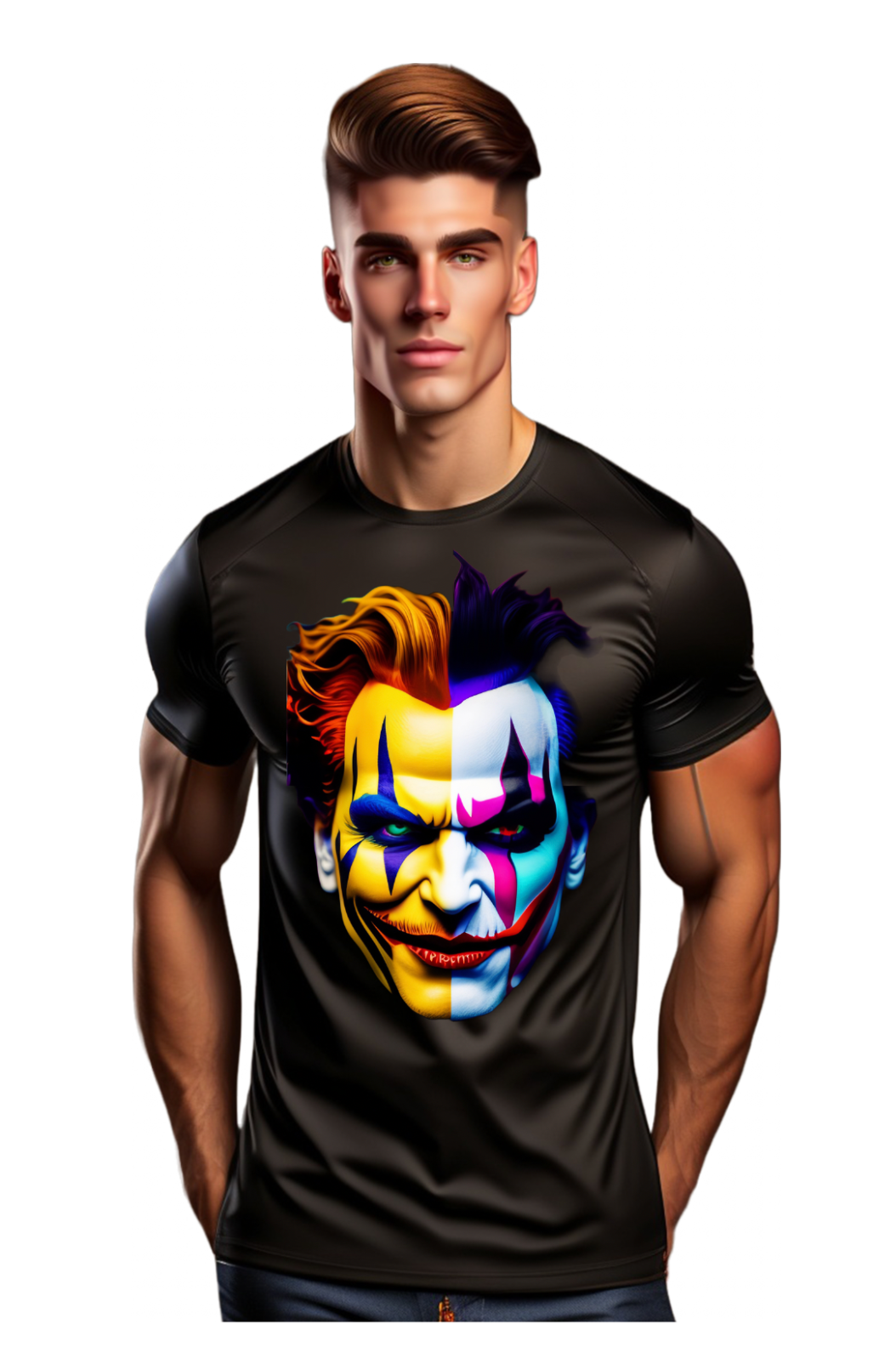 Joker Colorful AI T-Shirts | Grooveman Music