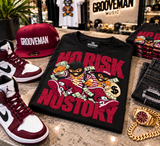 No Risk No Story Burgundy Graphic T-Shirt – Streetwear Made to Match