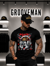 Royal Bunny Chaos Graphic T-Shirt – Grooveman Luxury Streetwear Tee
