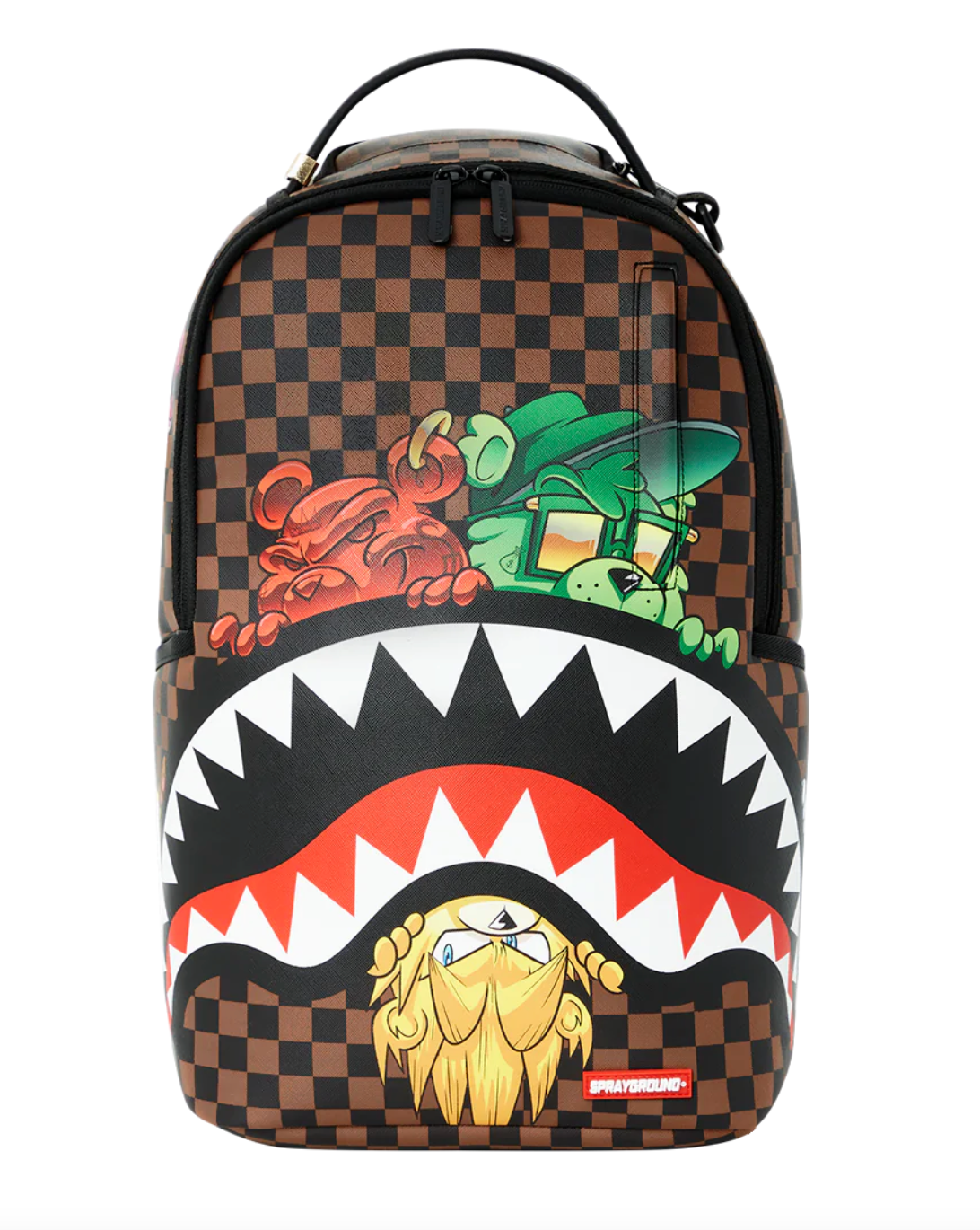 SHARKS IN PARIS CHARACTERS SNEAKIN BACKPACK (DLXV)