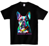 Frenchie Boring Loco AI T-Shirts DTG