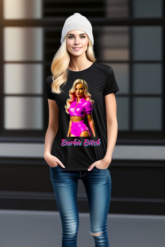Barbie Bitch DTG T-Shirt |  Grooveman Music