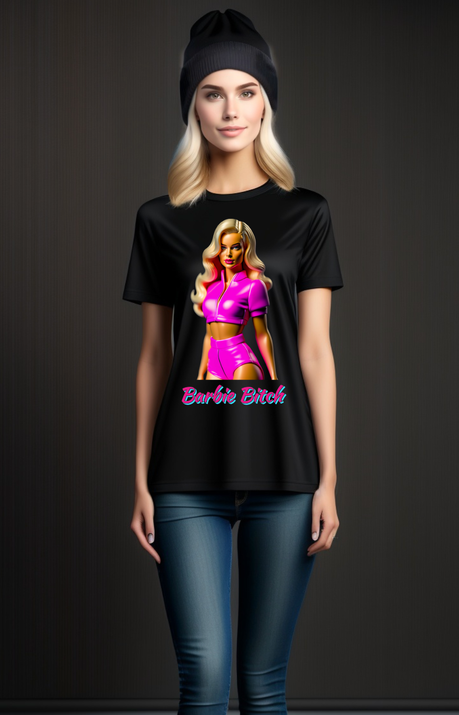 Barbie Bitch DTG T-Shirt |  Grooveman Music