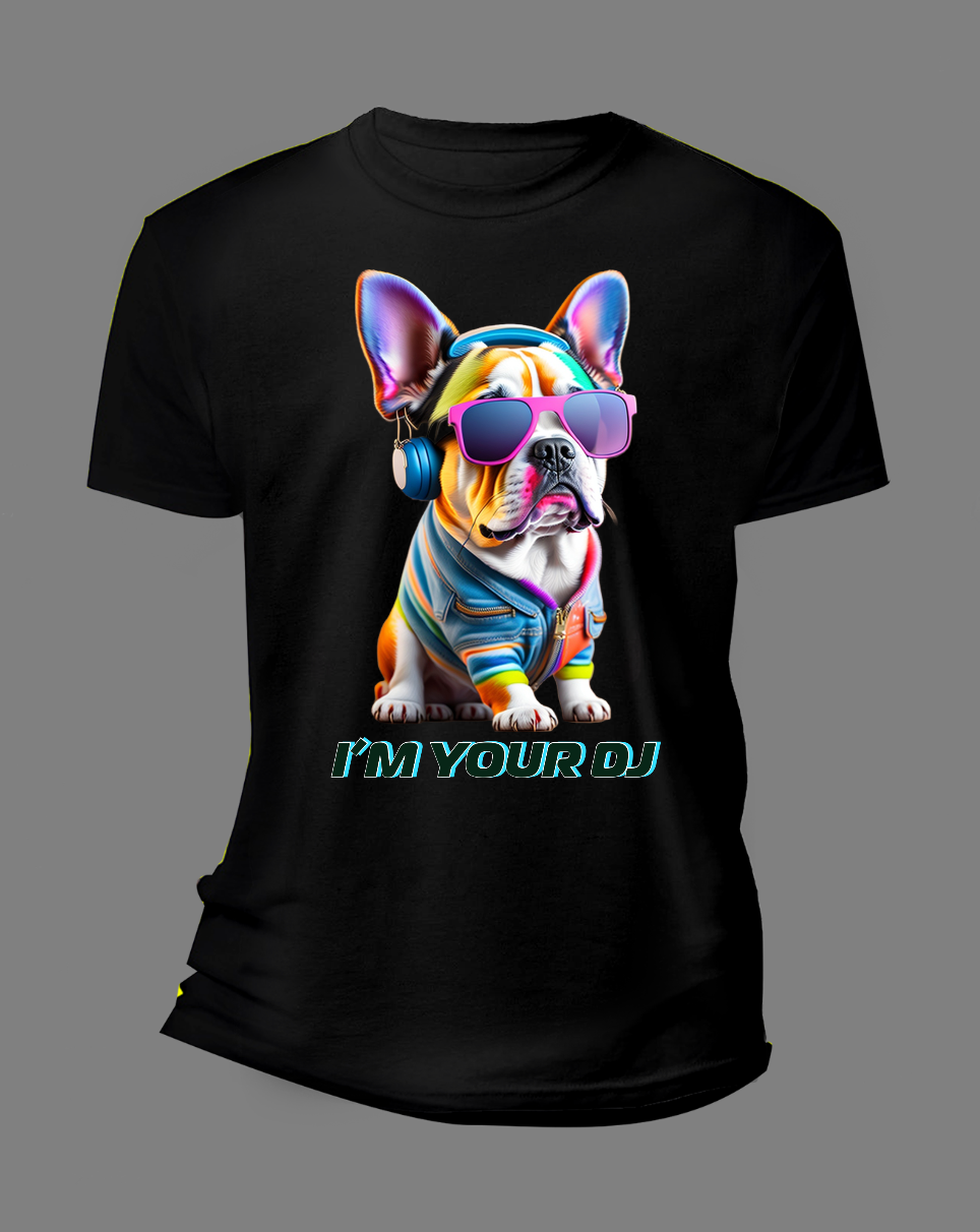 Frenchie I'm your DJ T-Shirts | Grooveman Music