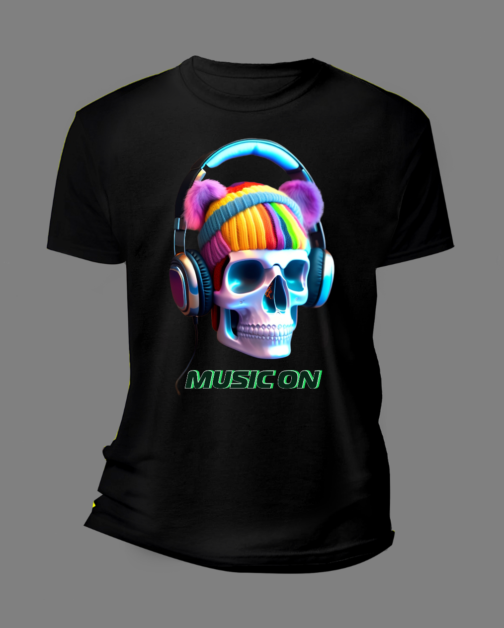 Skull Music On T-Shirts | Grooveman Music