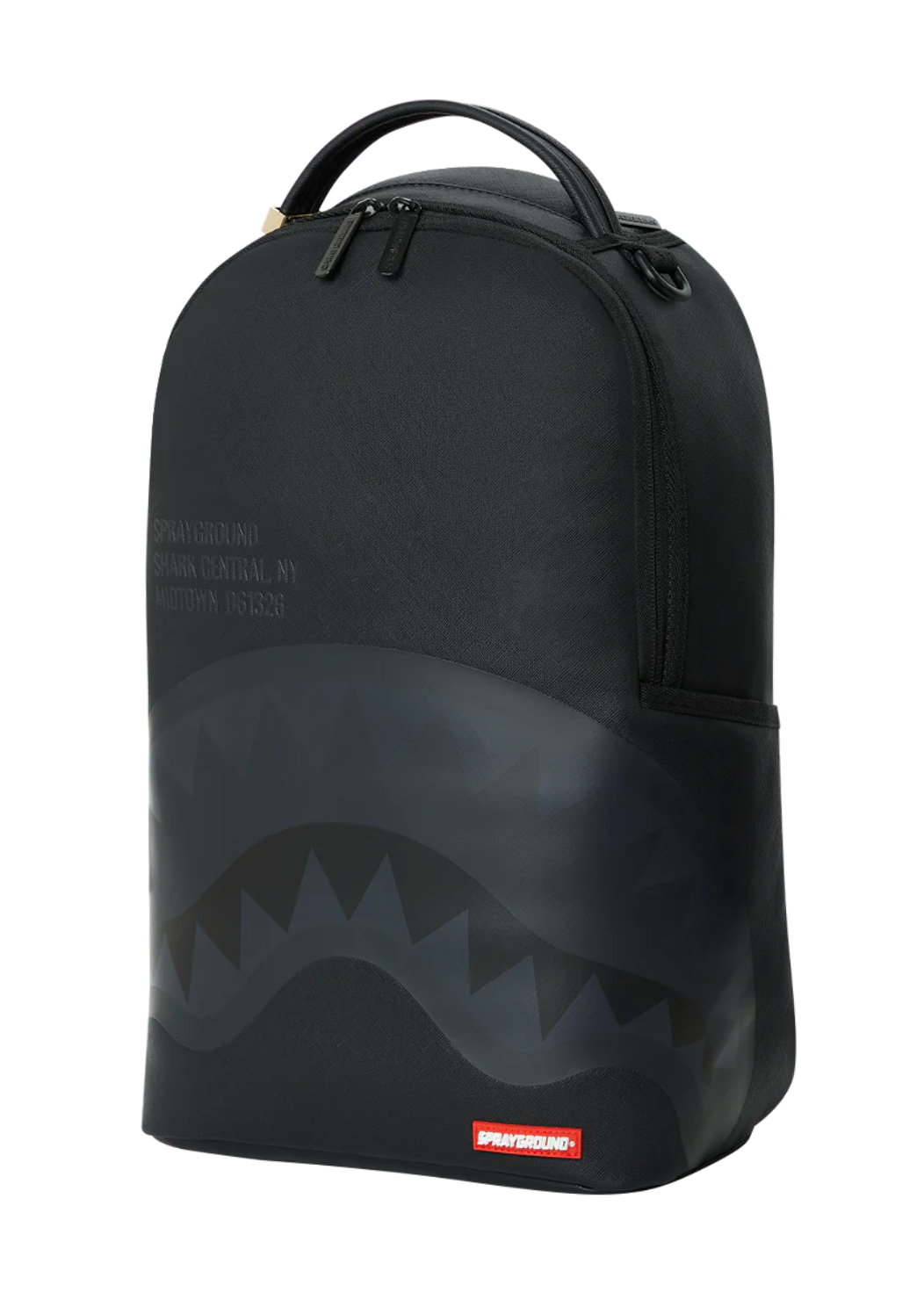 Sprayground | Shark Central on Black Backpack