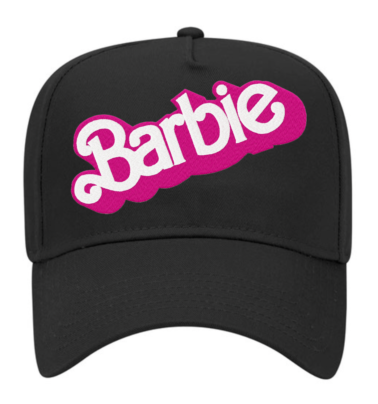 5 Panel Mid Profile Baseball Cap Barbie