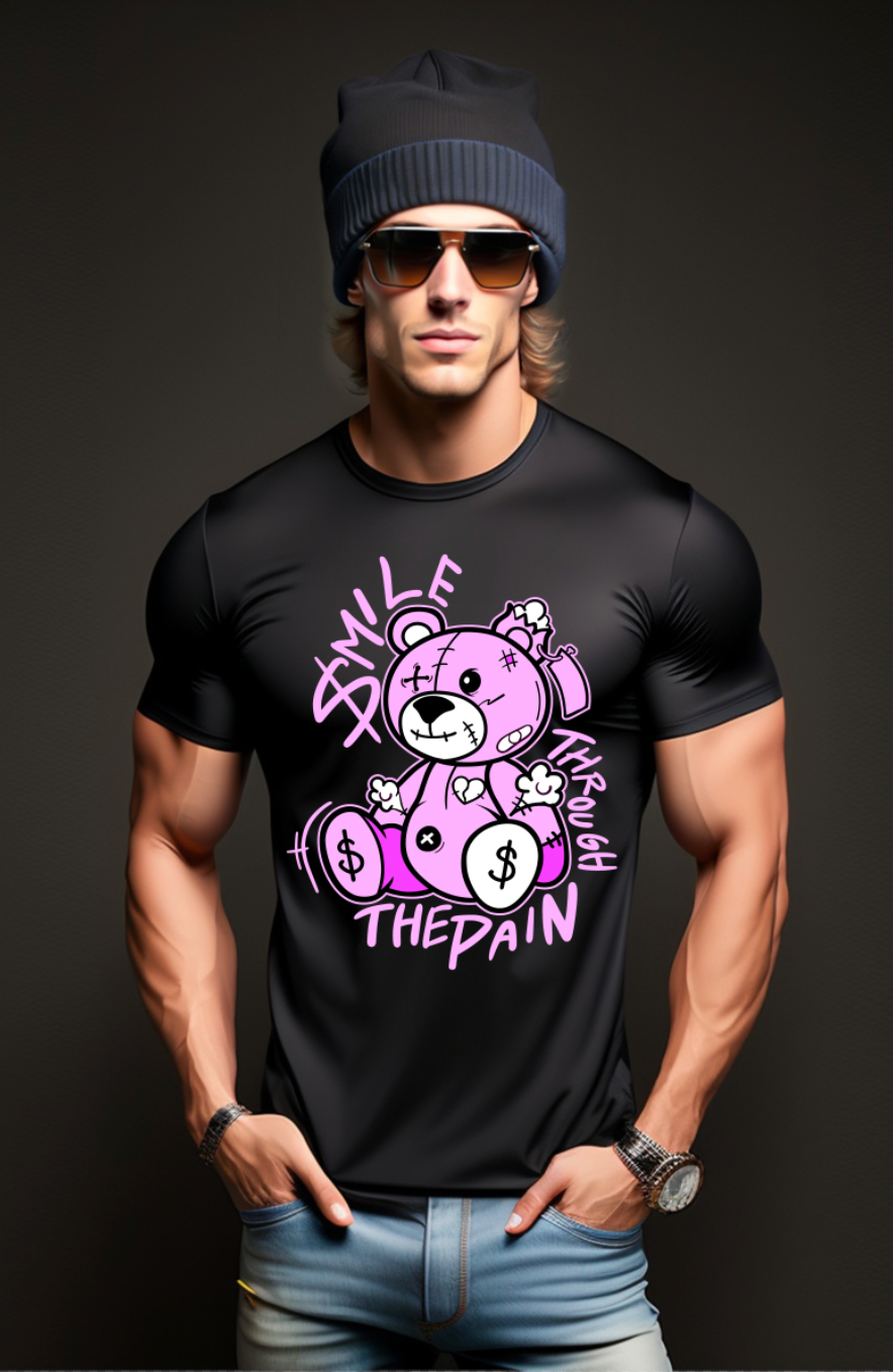 Teddy Smile the Pain T-Shirts | Grooveman Music