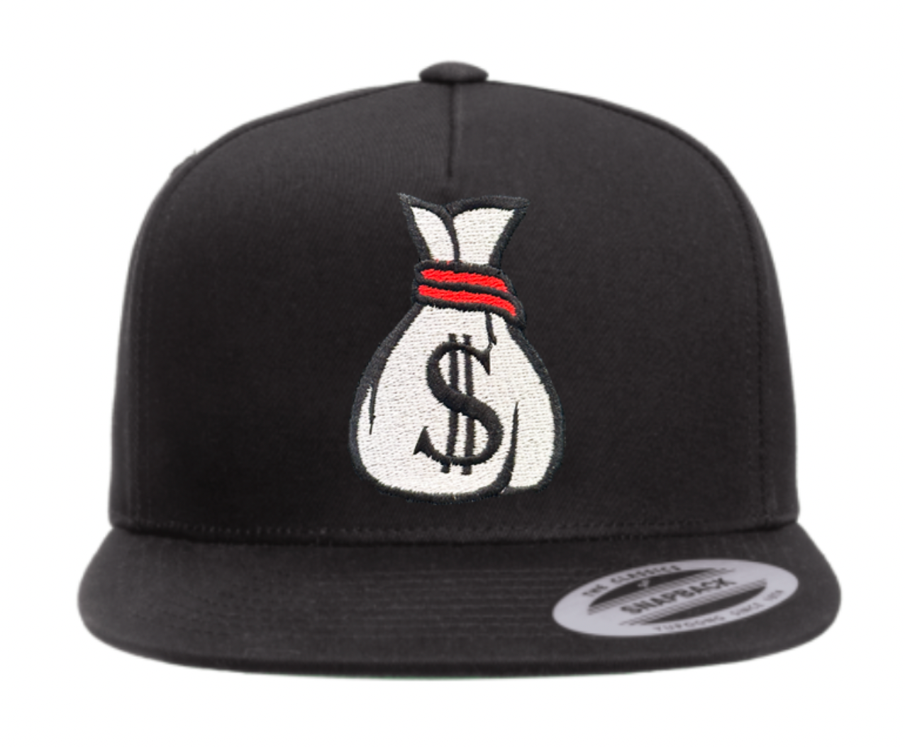 5 Panel Snapback Cap Money Bag