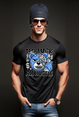 No Luck All Hustle T-Shirts | Grooveman Music