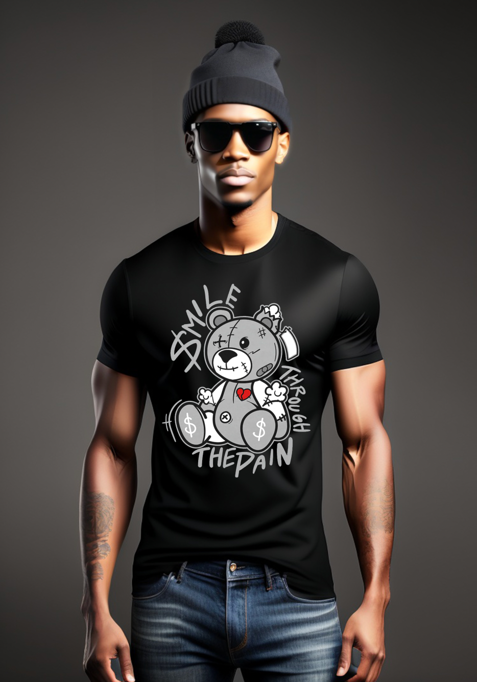 Teddy Smile the Pain T-Shirts | Grooveman Music