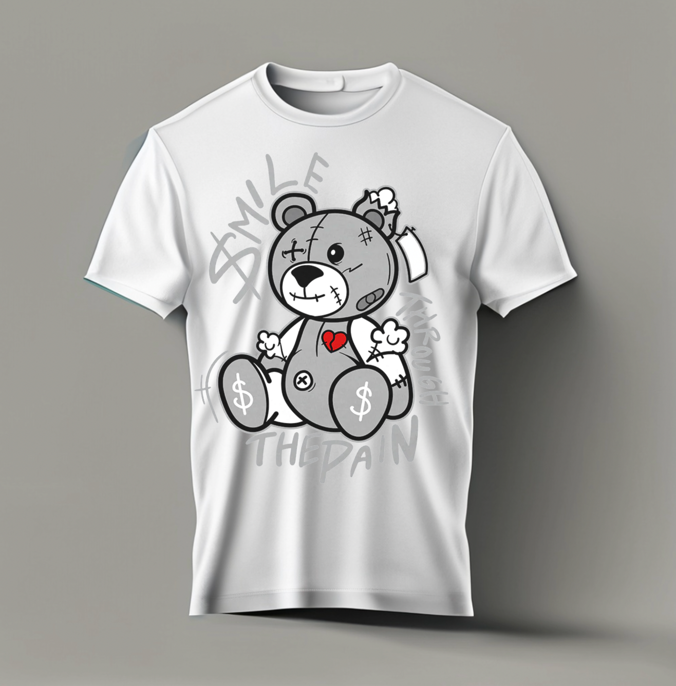 Teddy Smile the Pain T-Shirts | Grooveman Music