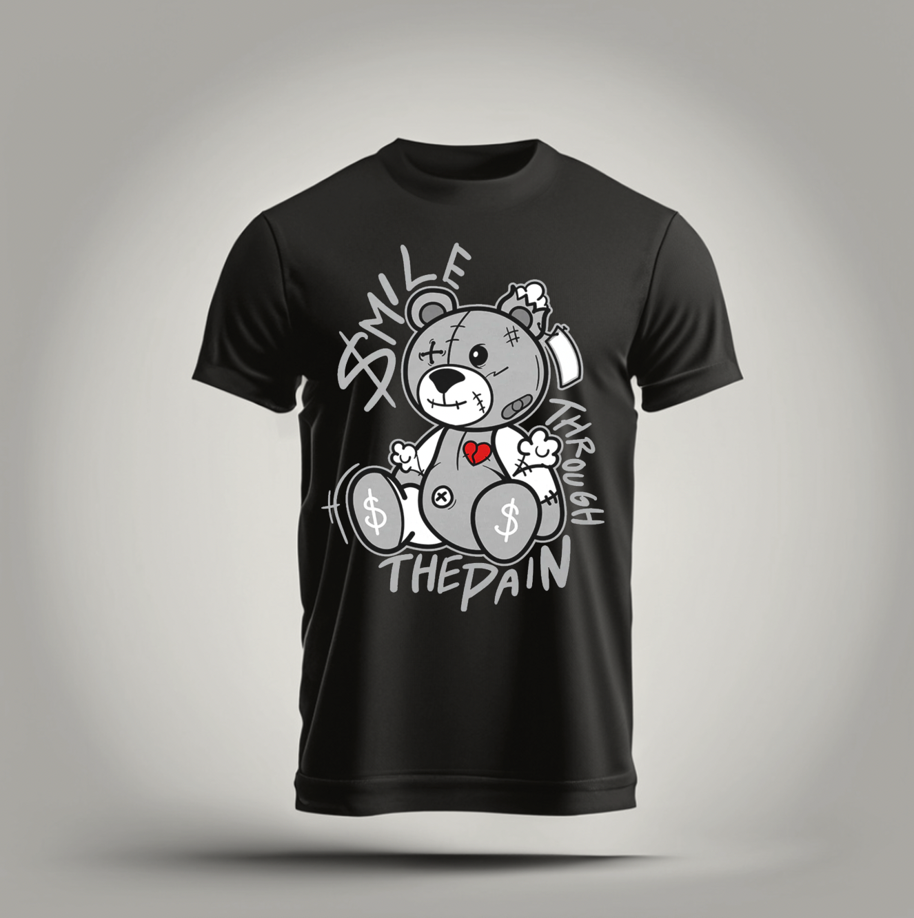 Teddy Smile the Pain T-Shirts | Grooveman Music