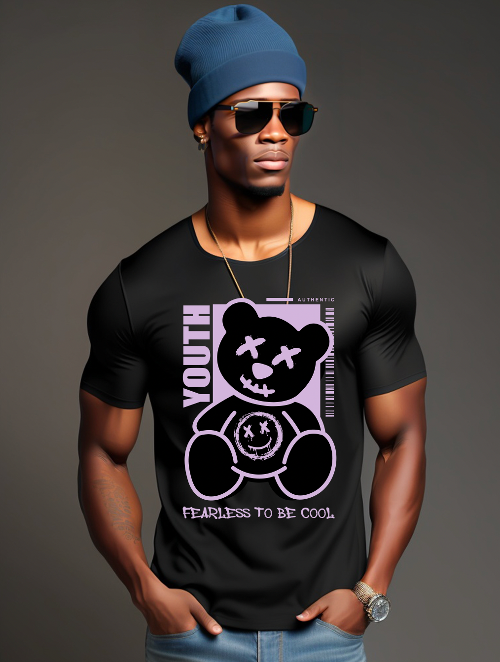 Teddy Fearless to be Cool T-Shirts | Grooveman Music