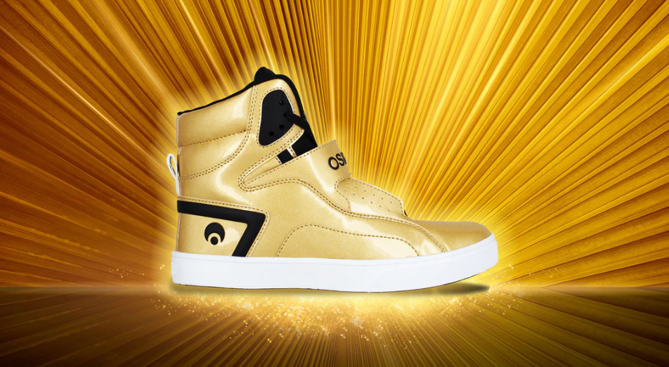 Osiris Rize Ultra Gold Gold Black Sneakers - Men