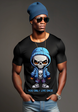 Skull Boy You Only Live Once T-Shirts | Grooveman Music