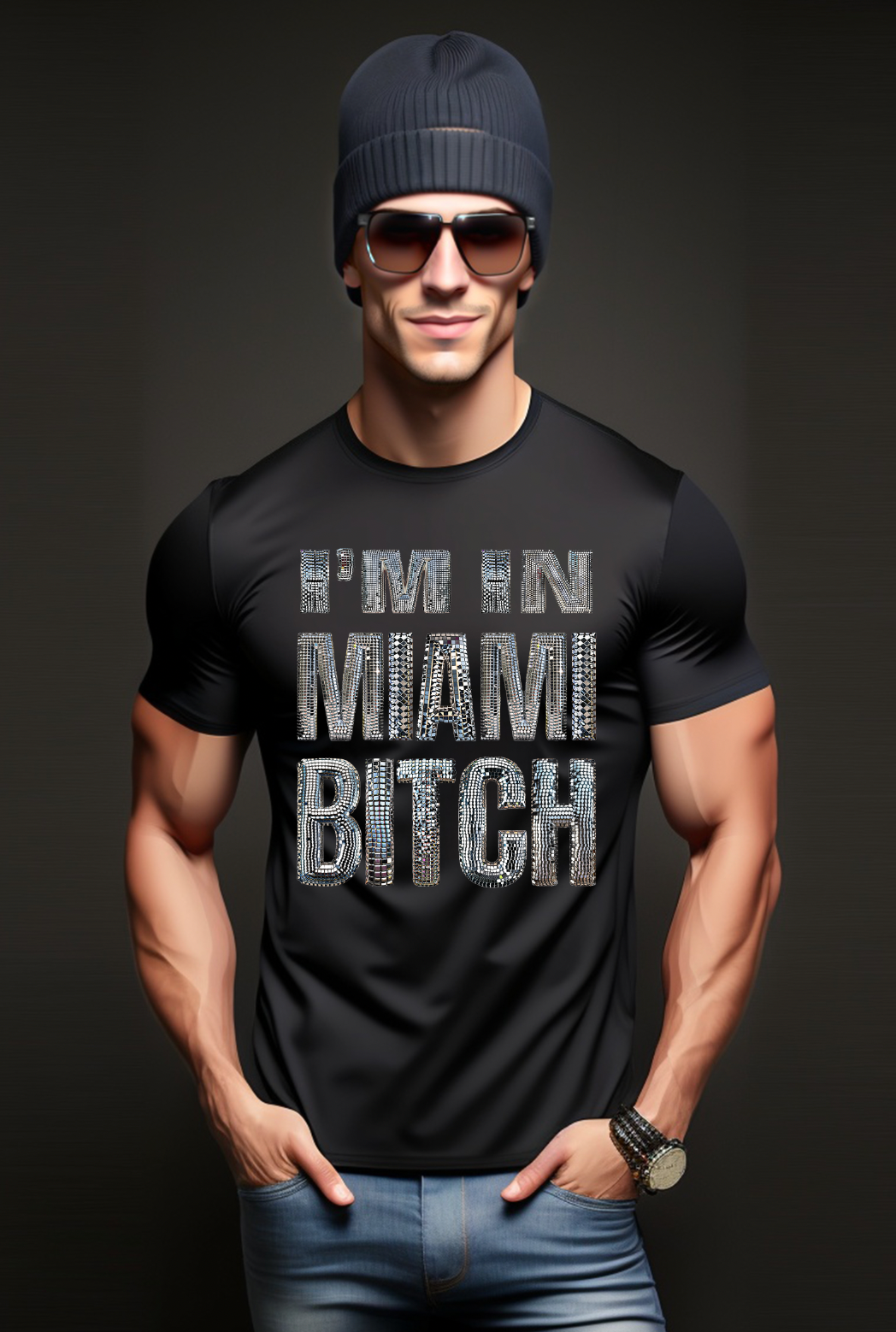 I'm in Miami Bitch Mirror T-Shirts | Grooveman Music