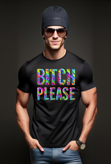 Bitch Please Rainbow 3D Drip T-Shirts | Grooveman Music