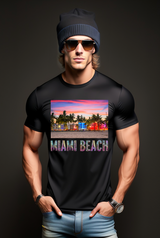 Miami Beach Disco Mirror T-Shirts | Grooveman Music