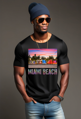 Miami Beach Disco Mirror T-Shirts | Grooveman Music