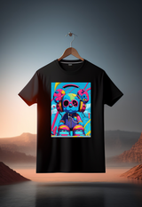 Toy Square with Headphones Art Design AI T-Shirts | Grooveman Music - Grooveman Music