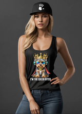Yorkie I'm the Queen Bitch Tank Top | Grooveman Music