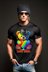 Teddy Love Wins Rainbow T-Shirts | Grooveman Music