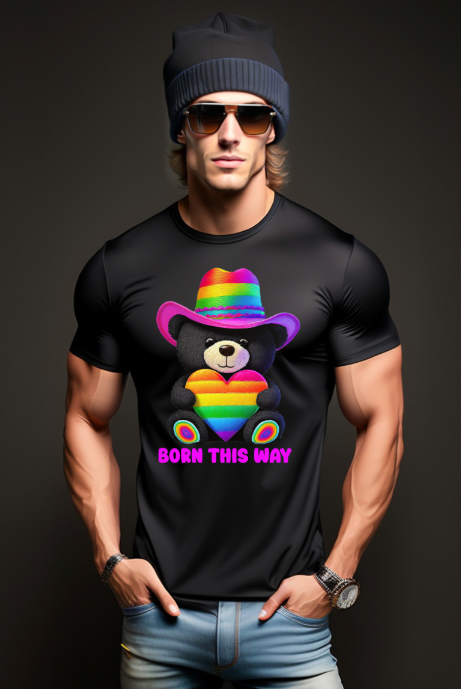Teddy Born this Way Rainbow Tank Top | Grooveman Music