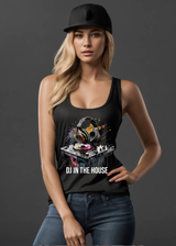 Dj in the House Art Exclusive T-Shirt Tank Top | Grooveman Music