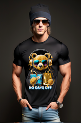 Teddy No Days Off Money Bag Gold Exclusive T-Shirts | Grooveman Music