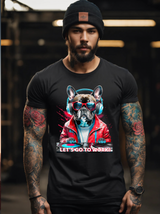 Frenchie DJ Let's go to Work! Art Exclusive T-Shirts | Grooveman Music