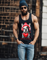 Frenchie Love Music Art design Exclusive Tank Top | Grooveman Music