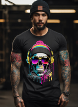 Skull Beanie Colorful Art Exclusive T-Shirts | Grooveman Music