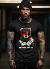 Teddy Sky Mask Money Talks Art Exclusive T-Shirts | Grooveman Music