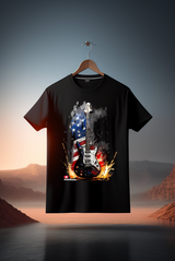 Guitar Flag Amerikano TM Exclusive T-Shirts | Grooveman Music